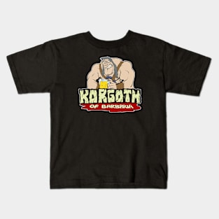 Korgoth (Black Print) Kids T-Shirt